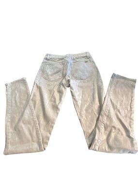 else Metallic Champagne Skinny Jeans Size 26